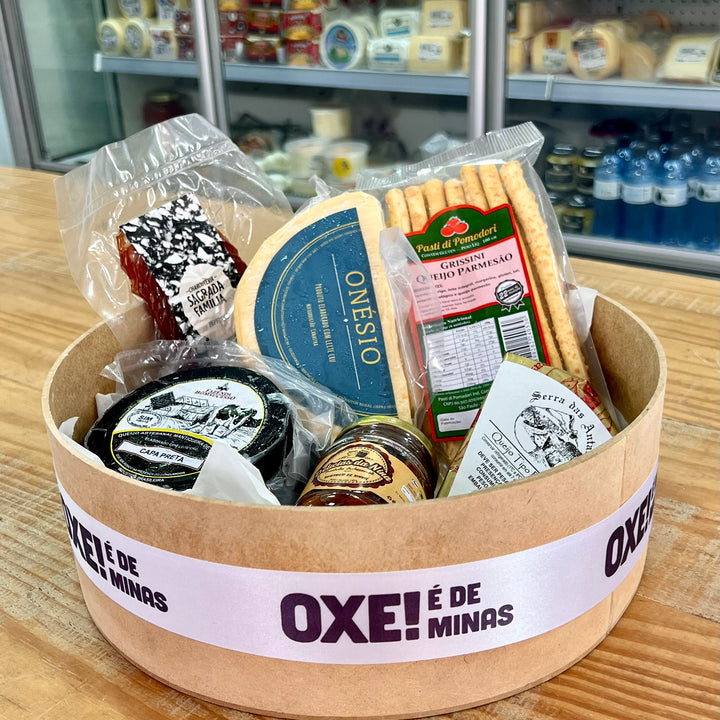 Kit presente OXE queijos brasileiros e antespastos