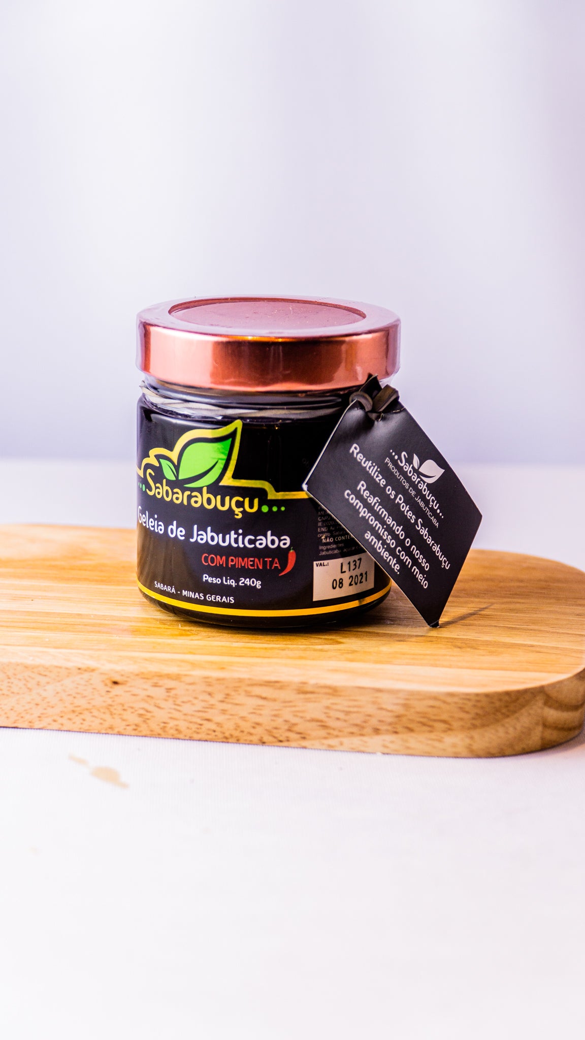 Geleia de Jabuticaba com Pimenta 240g