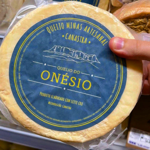 Queijo Minas Artesanal - Canastra do Onésio - meia peça de 500g