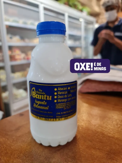 Iogurte Artesanal ZERO AÇÚCAR - NATURAL BANTU - 500ml