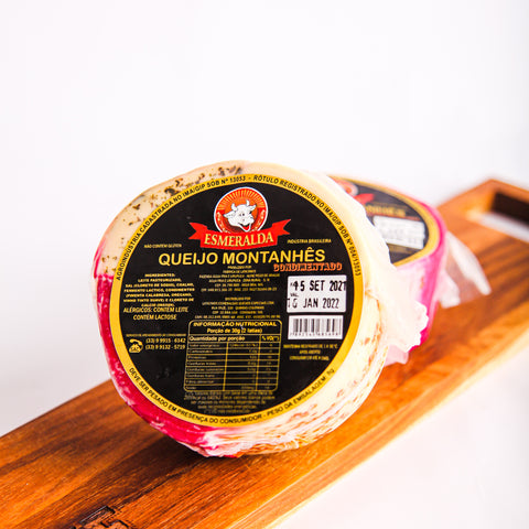 Queijo Montanhês Redondo Esmeralda - 4 Sabores - 500g