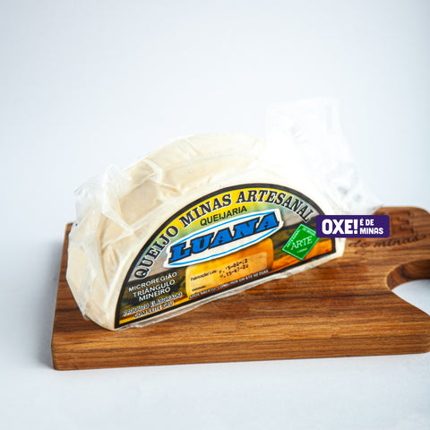 Queijo Meia Cura do triângulo mineiro - Luana - aprox. 600g