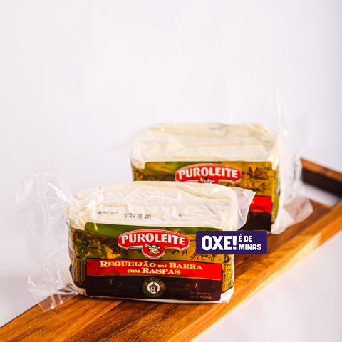Requeijão em barra com raspas Puro Leite