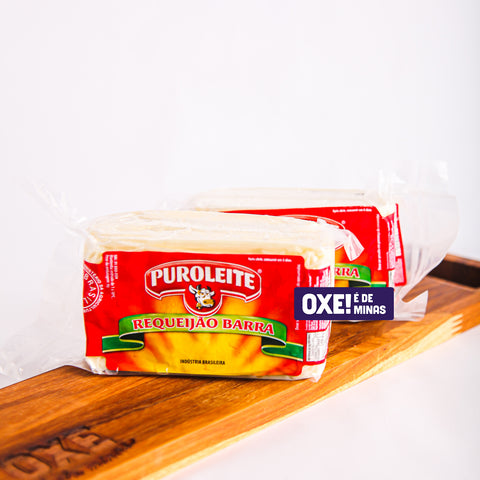 Requeijão em barra tradicional Puro Leite
