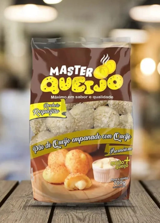 Pão de Queijo Empanado com Queijo - Recheio Requeijão - Master Queijo