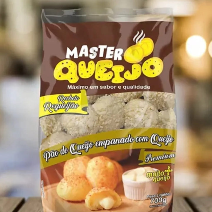 Pão de Queijo Empanado com Queijo - Recheio Requeijão - Master Queijo