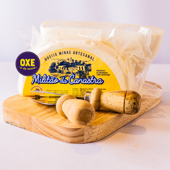 Queijo Minas Artesanal Meia Cura - Militão Da Canastra