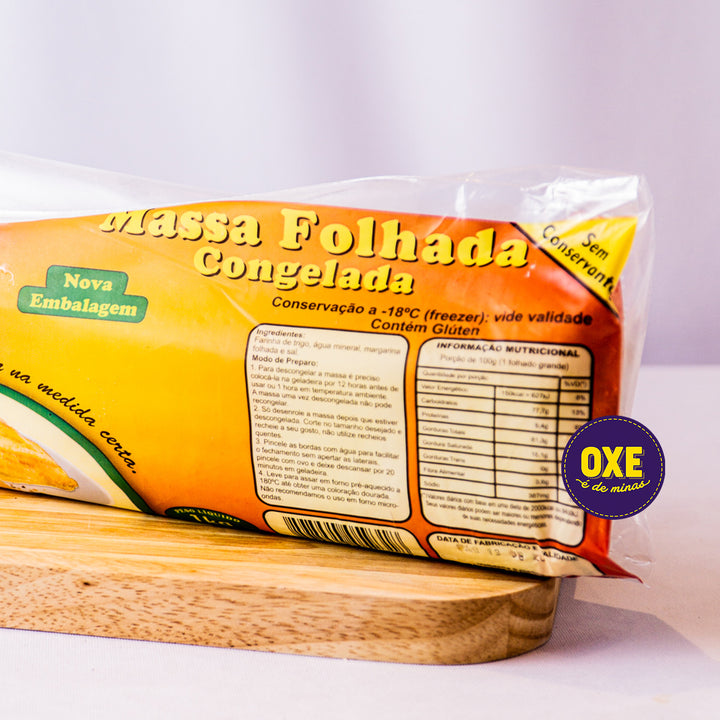 Massa Folhada 1kg